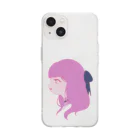 ∞lette OFFICIAL STOREの聖乃むむ Soft Clear Smartphone Case