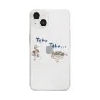 Lily bird（リリーバード）のお散歩カモず カラーラフ① Soft Clear Smartphone Case