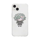 仄時チコのドット絵チーシャくん　2023年美少年展 Soft Clear Smartphone Case