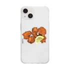 脂身通信Ｚの鶏の唐揚げ（ザンギ）_221016 Soft Clear Smartphone Case