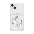 えそらごとのsnowmen Soft Clear Smartphone Case