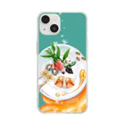 Piege du mielの蜂蜜 Soft Clear Smartphone Case