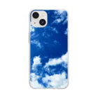 四弦猫屋666の空 スカイ スマホケース Soft Clear Smartphone Case