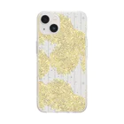 acoco模様のご近所の花 Soft Clear Smartphone Case