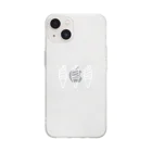 marinaのソフトクリーム（white 3） Soft Clear Smartphone Case