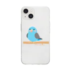 石丸沙織のポチャルリハインコ Soft Clear Smartphone Case