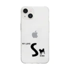 onehappinessのMY LOVE SHIBA（柴犬） Soft Clear Smartphone Case