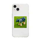 コナカマ通販SUZURI支店のCOW-2021 Soft Clear Smartphone Case