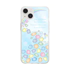 mia-officinaのめんだこさんの贈り物 Soft Clear Smartphone Case