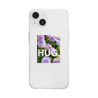 lily and smile ☺︎のHUG.   Flowerです Soft Clear Smartphone Case