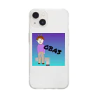 こまとごまの孫のトナカイOBA3(おばさん) Soft Clear Smartphone Case