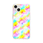 ✨🌈✨ユラクラカン🇯🇵 ✨🌈✨の🌈マジカル🌟ドリームレインボー🌈 Soft Clear Smartphone Case