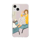 マルティ部屋の湿気と猫 Soft Clear Smartphone Case