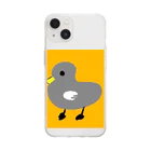 おにぎりのアヒルくん Soft Clear Smartphone Case