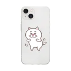 目つきの悪い猫＠いけやけいの踊るにゃんこ Soft Clear Smartphone Case