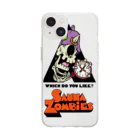 SAUNA ZOMBIESのSAUNA ZOMBIES -which do you like? SIDE:12Minutes World - ソフトクリアスマホケース