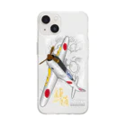 Atelier Nyaoの二式戦 鍾馗 戦闘機 スマホケースなど Soft Clear Smartphone Case