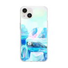 まさよ | ラッコ 好き！の氷の国のラッコちゃん Soft Clear Smartphone Case