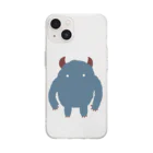 ddddd02のイエティのムム Soft Clear Smartphone Case