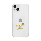Drecome_Designの【言い間違えシリーズ】釘ったけ Soft Clear Smartphone Case