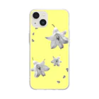 oyuri-sanの百合ユリ Soft Clear Smartphone Case
