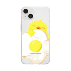 りのん工房*のおひるねひよこちゃん Soft Clear Smartphone Case