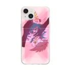 K-WOLFの獣体実験君 Soft Clear Smartphone Case