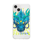 碧✯３の三つ目龍神　三宝荒龍神 Soft Clear Smartphone Case