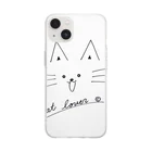 Cat4696のCat  lover  ソフトスマホケース Soft Clear Smartphone Case