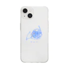 saiのほるん（ブルー） Soft Clear Smartphone Case