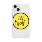 TN golfのTN golf(イエロー) ソフトクリアスマホケース