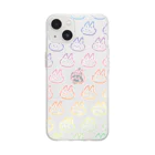 ラムネくんのねおん（とうめい） Soft Clear Smartphone Case