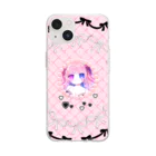 ぴーふぃめんとの♥キルティングパール♥ Soft Clear Smartphone Case