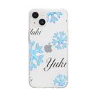 YukiのYukiネーム入りスマホケース Soft Clear Smartphone Case