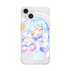 泡月しゃぼん🧼🌙の泡月しゃぼんの公式アイテム Soft Clear Smartphone Case