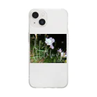 00'sの00'sのflower Soft Clear Smartphone Case