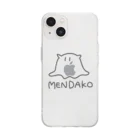 千月らじおのよるにっきのMENDAKO Soft Clear Smartphone Case