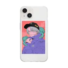 アシュラ✴︎アスラのオサカナゾンビ君 Soft Clear Smartphone Case