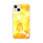 HAPPY TULIPのTULIP GOLD Soft Clear Smartphone Case