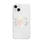 MONETのHUMAN RIGHTS ARE WOMEN RIGHTS , Soft Clear Smartphone Case