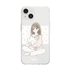 百瀬たろうのだいすきなぬいぐるみ Soft Clear Smartphone Case