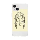 たけたけぱおんのナメンナヨ Soft Clear Smartphone Case