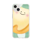 けんしんくんのメロン歯゜ん Soft Clear Smartphone Case