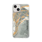 xxxyamachanのMARBLEIZE　縦書き Soft Clear Smartphone Case