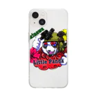 OKINAWA_LITTLE_PANDAのシーサーパンダヘルメットカラー Soft Clear Smartphone Case