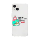 Moeのフラミンゴinバーガー屋さん Soft Clear Smartphone Case