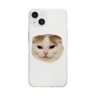 きなこ企画の愛猫きなこのオリジナルグッズ Soft Clear Smartphone Case