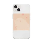 pug-pugのパグのボルト君 Soft Clear Smartphone Case