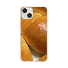あゆのしおやきのパン(バターロール) Soft Clear Smartphone Case