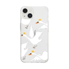 Amiの5羽の白鳥の王子 Soft Clear Smartphone Case